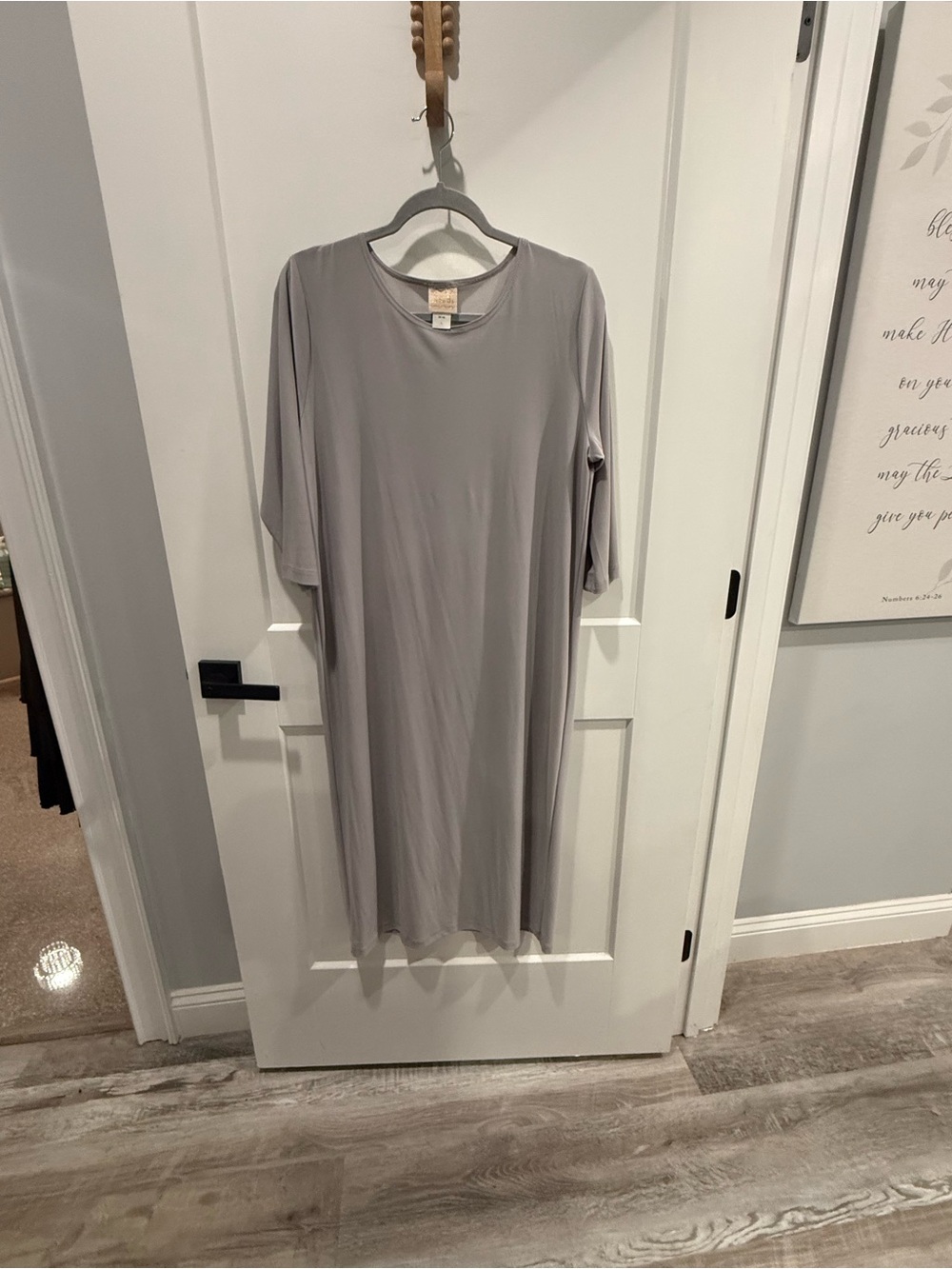 Zadie B’s light grey dress size large